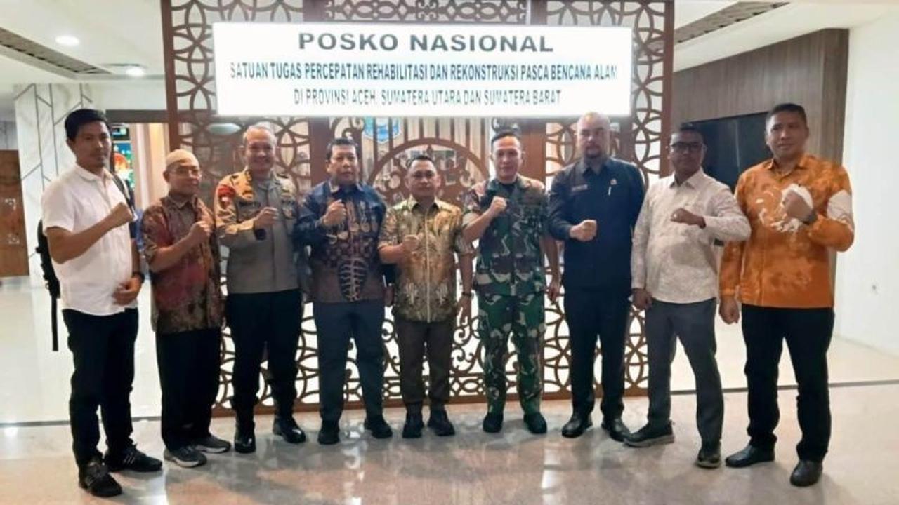 Pemkab Nagan Raya dan DPRK Temui Satgas Pusat Perjuangkan Bantuan Bencana Nagan Raya