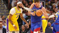 Pertemuan Lakers dengan Nuggets di laga pembuka NBA 2023/2024 (AFP)