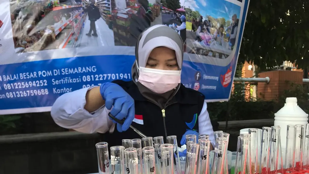 Ilustrasi BB POM Semarang Lakukan Pengetesan di makanan