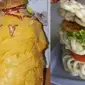 Bentuk burger nyeleneh (Sumber: 1cak.com)