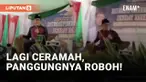 Brak! Panggung Roboh saat Ustadz Zacky Mirza Ceramah