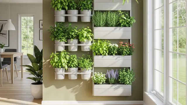 Ide Kebun Mini Vertikal untuk Rumah Mini (Image by Gemini AI)