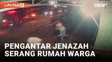 Viral! Rombongan Pengantar Jenazah Serang Rumah Warga di Maros