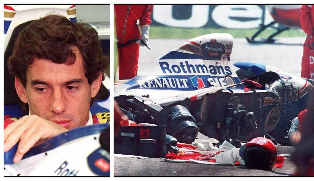 Tragedi Senna di sirkuit Imola tahun 1994 menjadi salah satu tragedi kelam dalam sejarah Formula One. Tikungan bernama Tamburello ini memakan dua korban yaitu Roland Ratzenberger pada kualifikasi sehari sebelumnya dan Ayrton Senna ketik race. (Foto Kolase: AFP/Jean-Loup Gautreau)