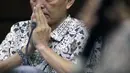 Terdakwa dugaan suap terkait persetujuan proyek pengadaan dua unit boiler berkapasitas 35 ton yang juga Mantan Direktur Produksi dan Teknologi Krakatau Steel, Wisnu Kuncoro saat menjalani sidang lanjutan di Pengadilan Tipikor, Jakarta, Rabu (28/8/2019). (Liputan6.com/Helmi Fithriansyah)