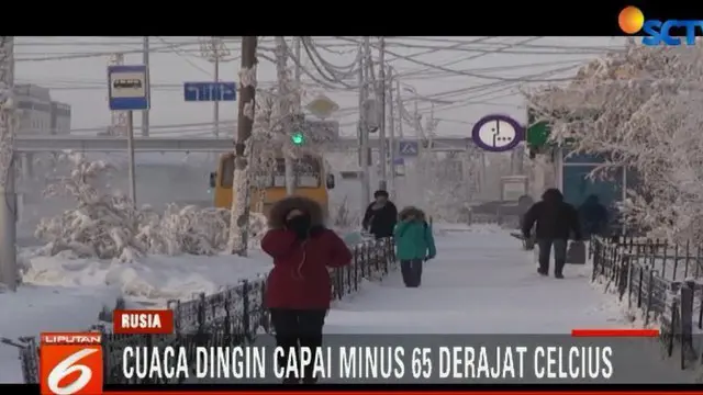 Suhu Ekstrem Rusia Capai Minus 65 Derajat, 2 Pria Tewas Membeku di Jalan Tol