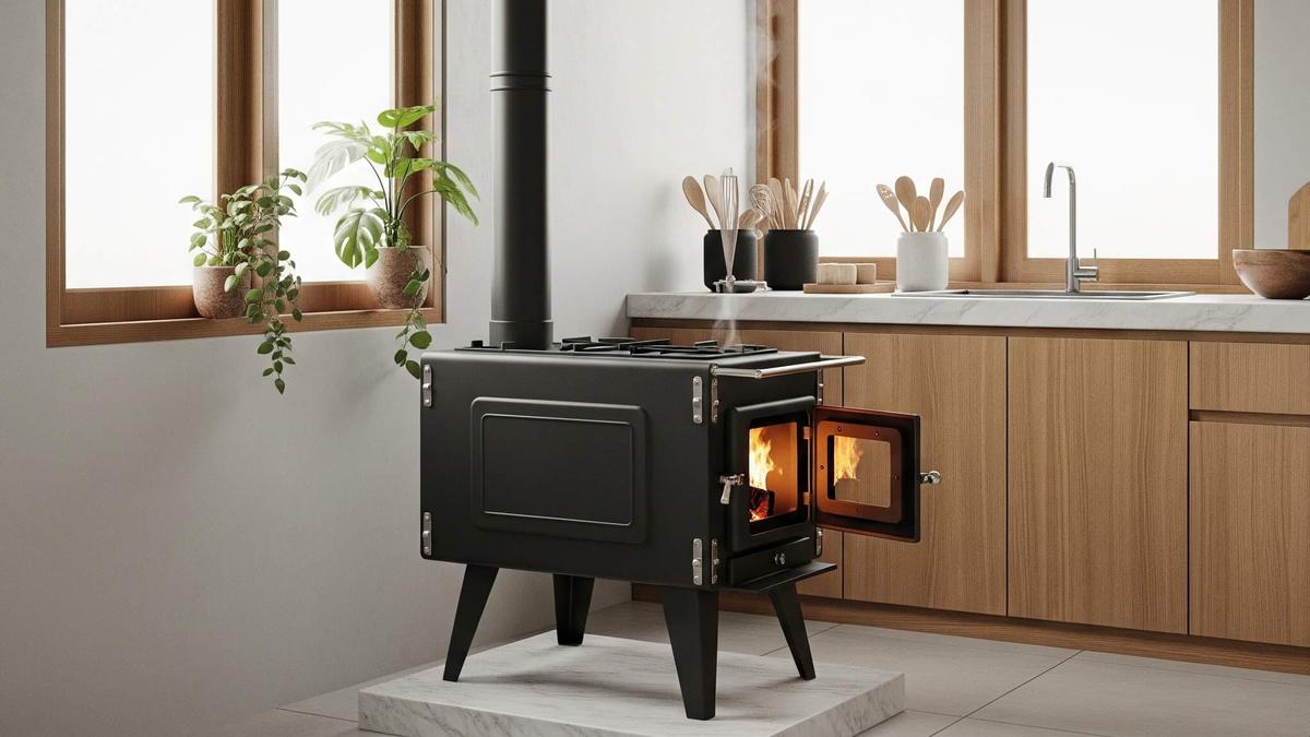 7 Model Dapur Kecil Minimalis dengan Tungku Api Modern, Fungsional dan Estetis