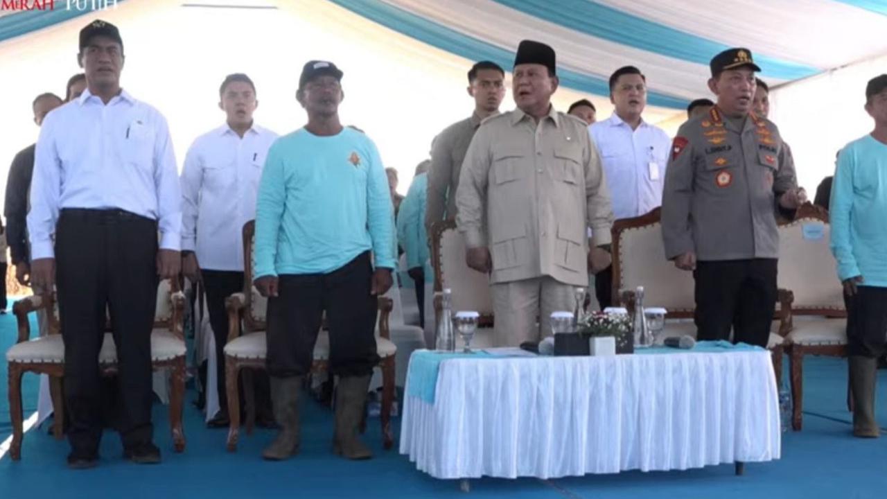 VIDEO: Jenderal-Jenderal Polri Lapor ke Prabowo, Panen Raya Jagung Meriah