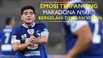 Video aksi Maradona yang nyaris adu fisik dengan Juan Sebastian Veron pada laga bertajuk 'United for Peace' di Stadion Olimpico Roma.