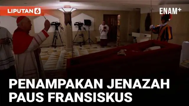 VIDEO: Momen Haru, Penampakan Pertama Jenazah Paus Fransiskus