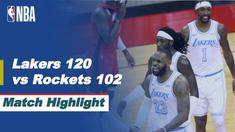 Berita Video LA Lakers Kalahkan Houston Rockets 120-102