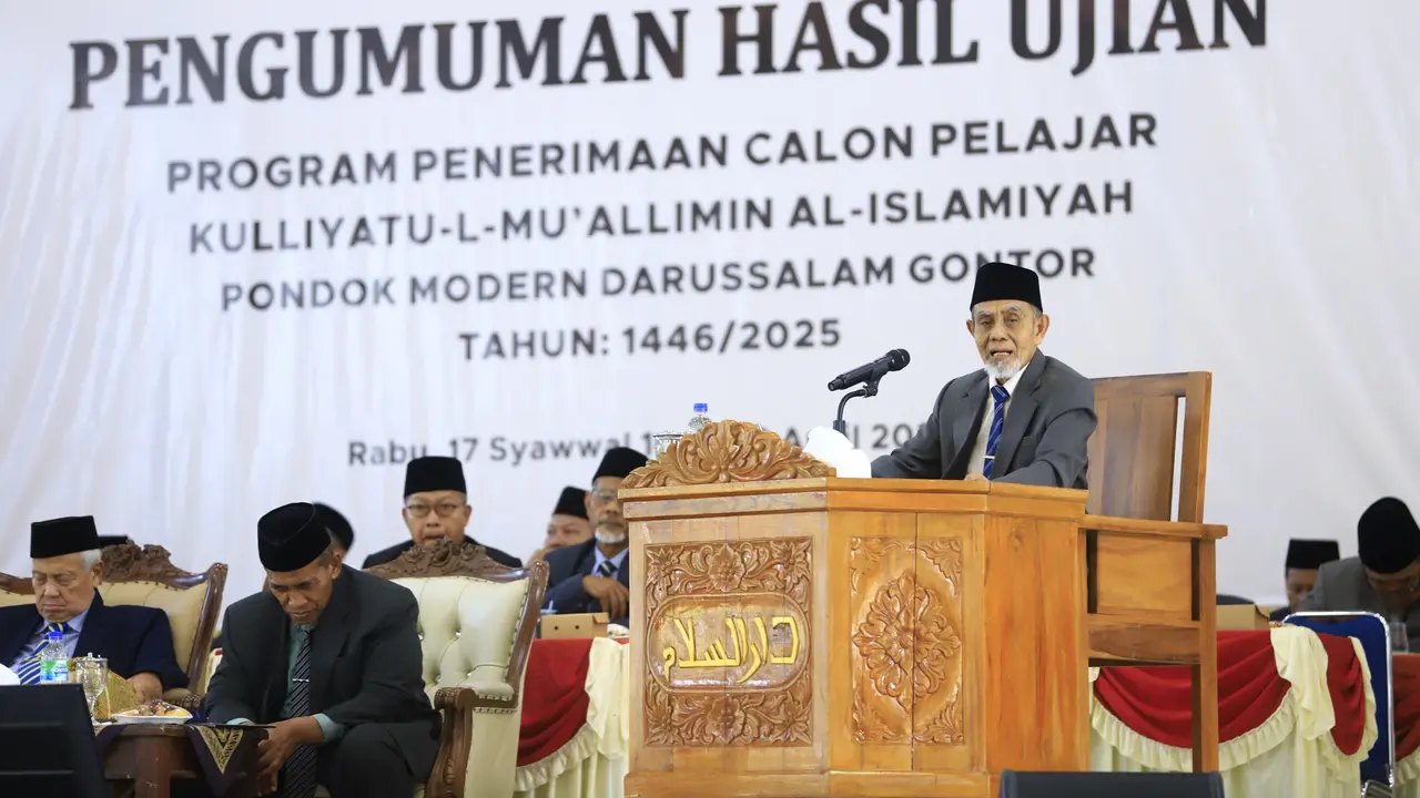 Pondok Modern Darussalam Gontor (PMDG) kembali menyambut ribuan santri baru di awal tahun ajaran 2025/Syawwal 1446 H.