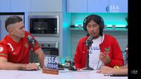 Tangkapan layar obrolan Budi Sudarsono dan Cristian Gonzales di kanal Youtube SEA Today.
