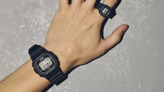 Casio Rilis Jam Tangan Baru Sekecil Cincin, G-SHOCK DWN-5600 Tetap Tahan Guncangan & Air 200 Meter