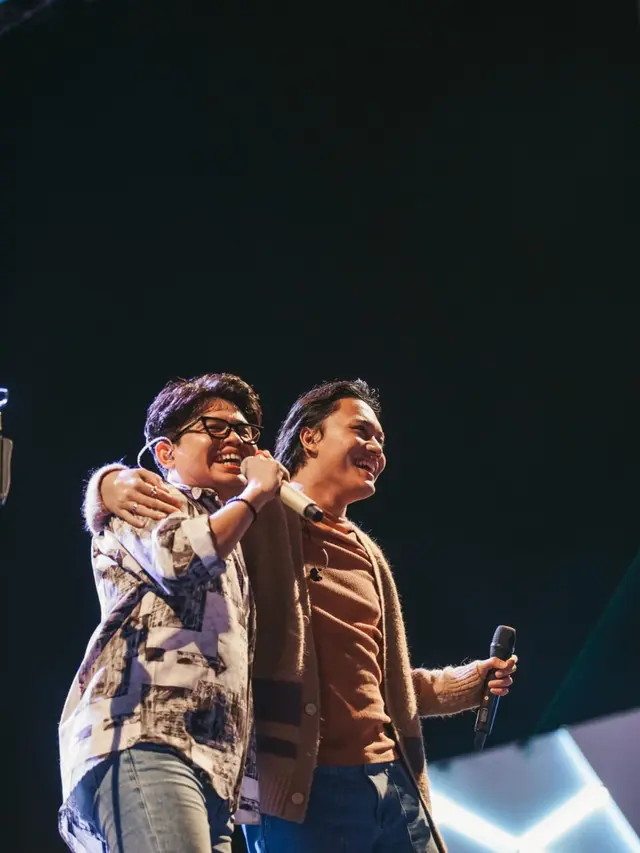 Juicy Luicy dan Rizky Febian berhasil menghibur pengunjung.