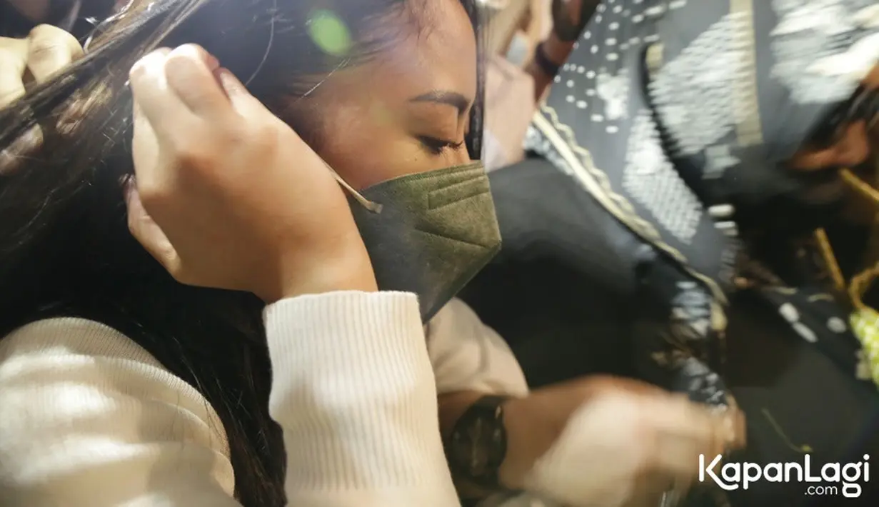 Rachel Vennya di Polda Metro Jaya ( KapanLagi.com/Muhammad Akrom Sukarya)