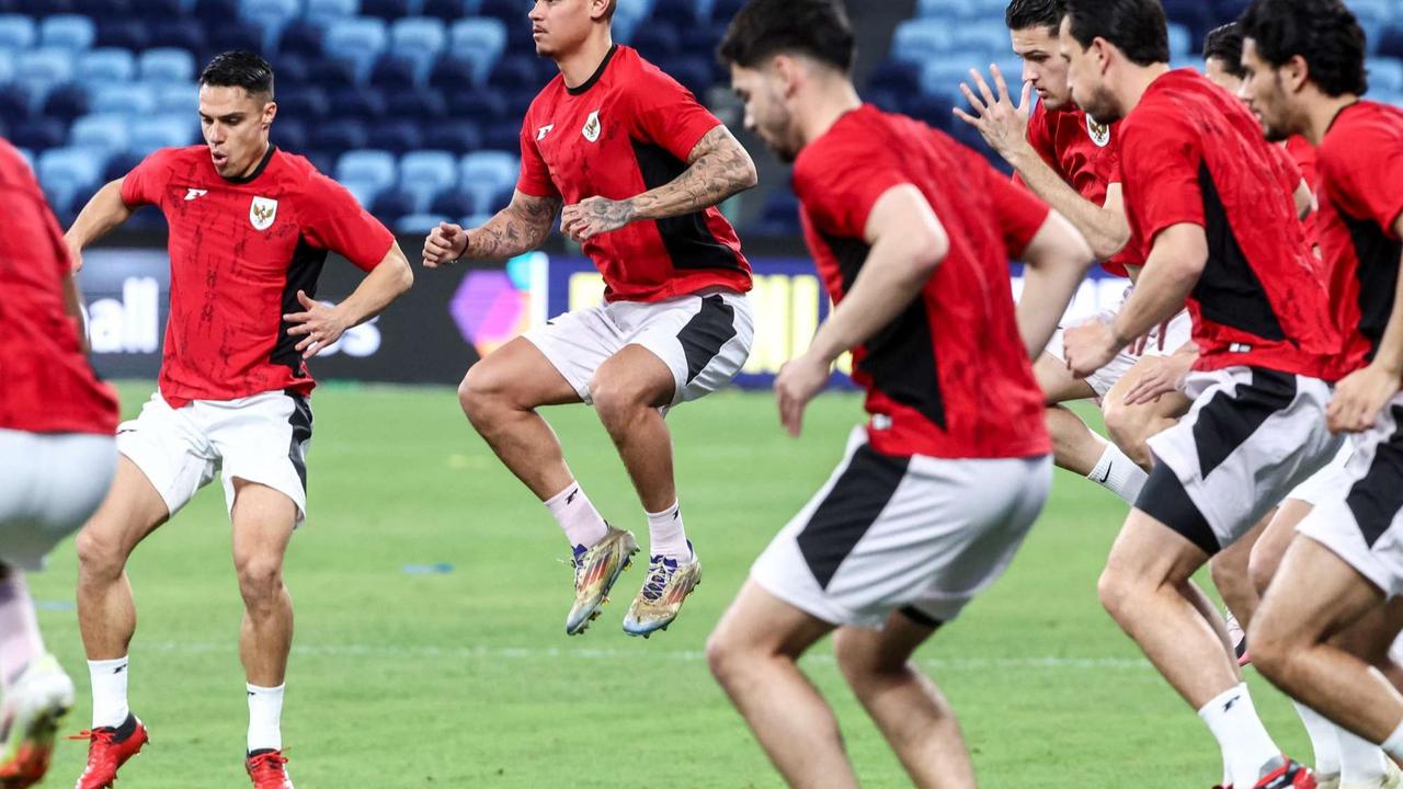 Timnas Indonesia gelar latihan jelang lawan Australia