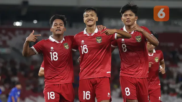 Foto: Sempat Unggul Duluan, Timnas Indonesia U-20 Kena Comeback Thailand U-20 pada Laga Uji Coba Internasional
