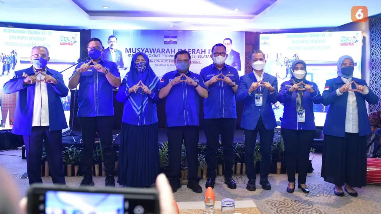 Musyawarah Daerah Demokrat Sulsel (Liputan6.com)