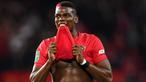 1. Paul Pogba - Gelandang Timnas Prancis ini merupakan pembelian termahal Mourinho selama menjadi pelatih. Pemain bernomor punggung enam itu ditebus Setan Merah dari Juventus dengan harga mencapai 105 juta euro. (AFP/Paul Ellis)