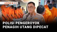 Dua dari enam anggota Polri yang terlibat pengeroyokan hingga menewaskan dua penagih utang diberhentikan dengan tidak hormat. Adapun empat anggota Polri lain dijatuhi hukuman demosi selama 5 tahun.