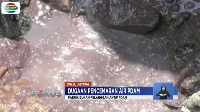 Pabrik PT Mahkota Citra Lestari yang diduga melakukan pencemaran air PDAM Solo mengaku saluran pembuangan limbah sempat rusak.
