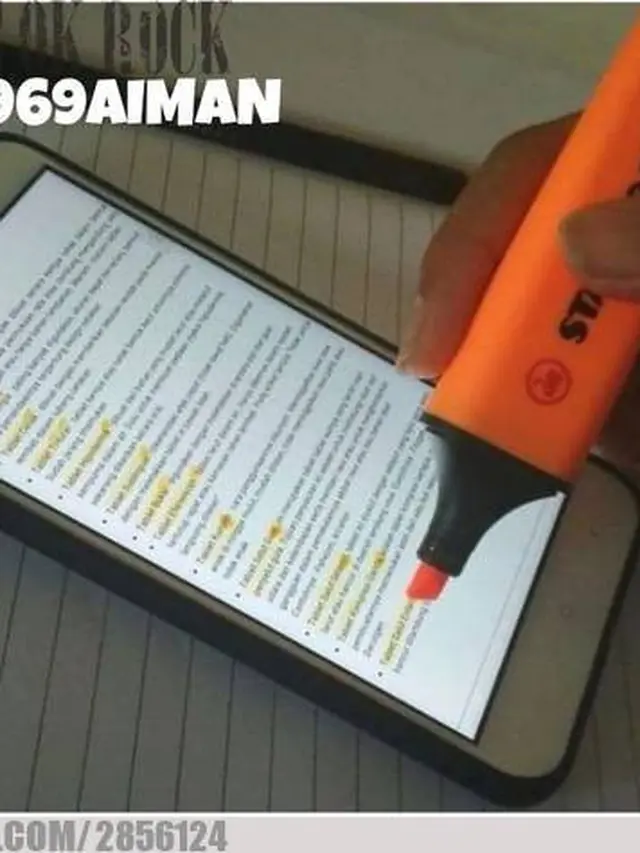 6 Tingkah Absurd Murid Saat Pakai Stabilo Ini Enggak Habis Pikir