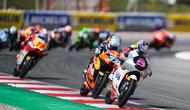 Veda Ega Pratama (nomor motor 9) pada ajang Moto3 2026. (Honda Team Asia)
