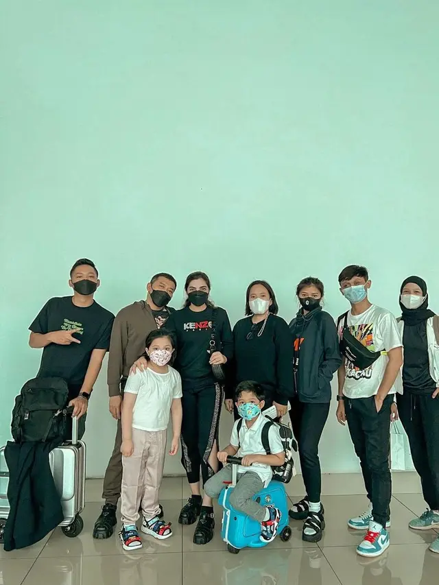 Ashanty liburan di Amerika Serikat bersama keluarga (Instagram/ashanty_ash)