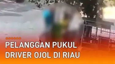 Aksi penganiayaan kembali terjadi antara pelanggan terhadap driver ojek online. Kali ini terjadi di Jalan Paus, Gang Neraca, Pekanbaru, Riau. Pelanggan berbaju biru berinisial MC terekam CCTV memukul driver ojol, SA, yang baru sampai di titik jemput.
