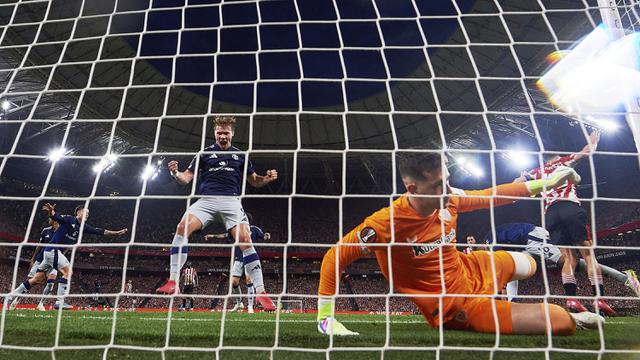 Foto: Garangnya Penampilan MU di Kandang Athletic Bilbao dalam Laga Leg 1 Semifinal Liga Europa