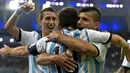 Argentina meraih kemenangan tipis 2-1 dari Bosnia-Herzegovina di Estadio do Maracana, Rio de Janeiro, Brasil, (16/6/2014). (AFP PHOTO/Juan Mabromata)