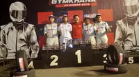 Ahmad Adib dan kawan-kawan dari CARfix Indonesia Slalom Team merajai MLDspot Auto Gymkhana yang berlangsung di Bekasi, Sabtu (26/10/2019) kemarin (istimewa)