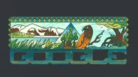 Google Doodle Taman Nasional Lorentz. (Doc: Google Doodle)