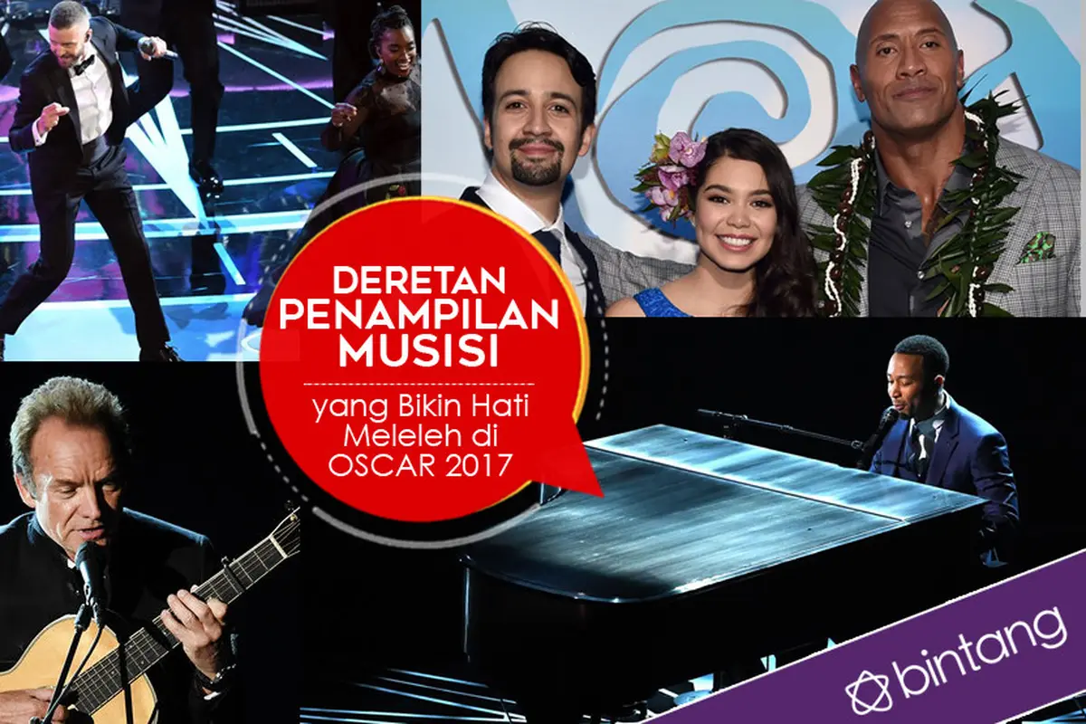 [Bintang] Infografis Panggung Musik Oscar 2017