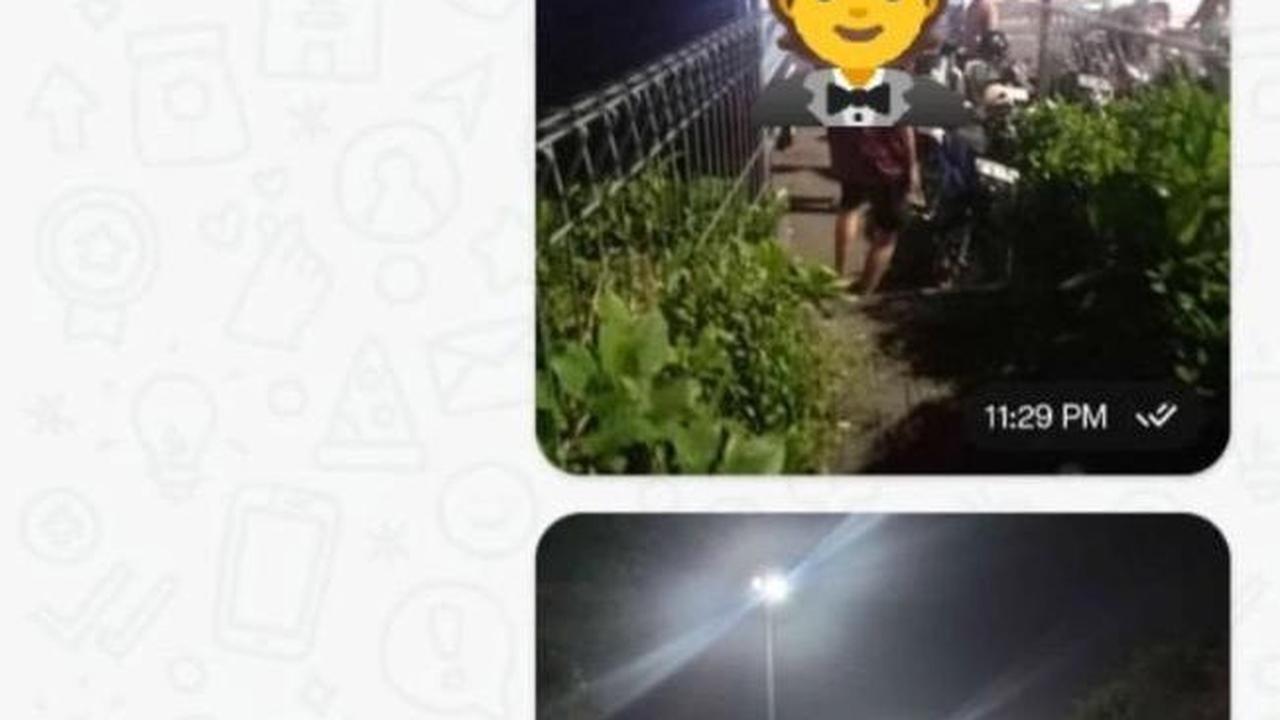 Ia pun mengikuti wanita tersebut dan mengambil beberapa foto diam-diam dan mengirimnya pada customernya.