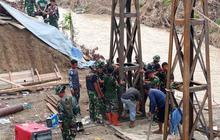 Satgas Kodim 0106/Aceh Tengah Pacu Pembangunan Jembatan Linge, Akses Vital Warga Segera Terwujud