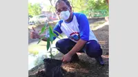 Wali Kota Makassar Danny Pomanto tanam pohon (Liputan6.com)
