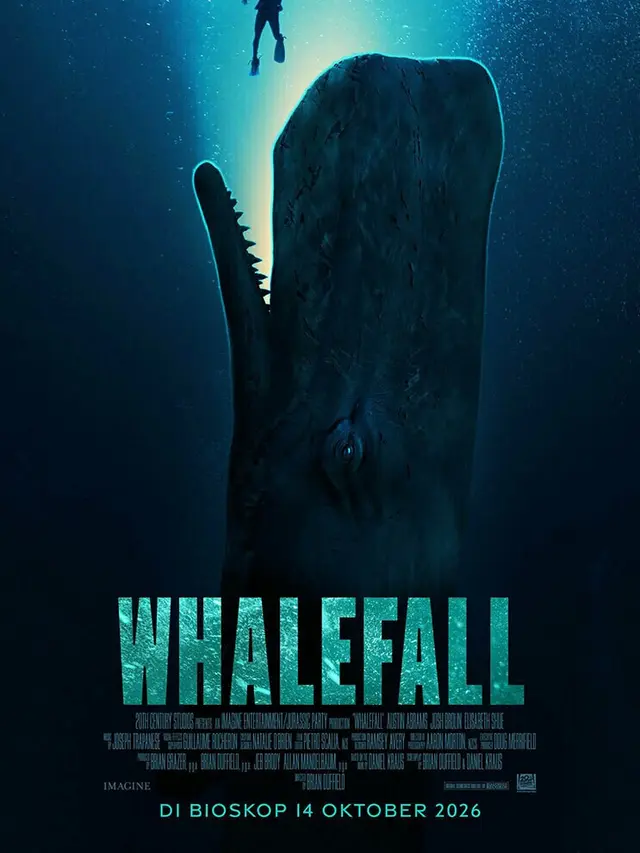 Poster Film Whalefall, Sebuah Misi Bertahan Hidup Dalam Perut Paus