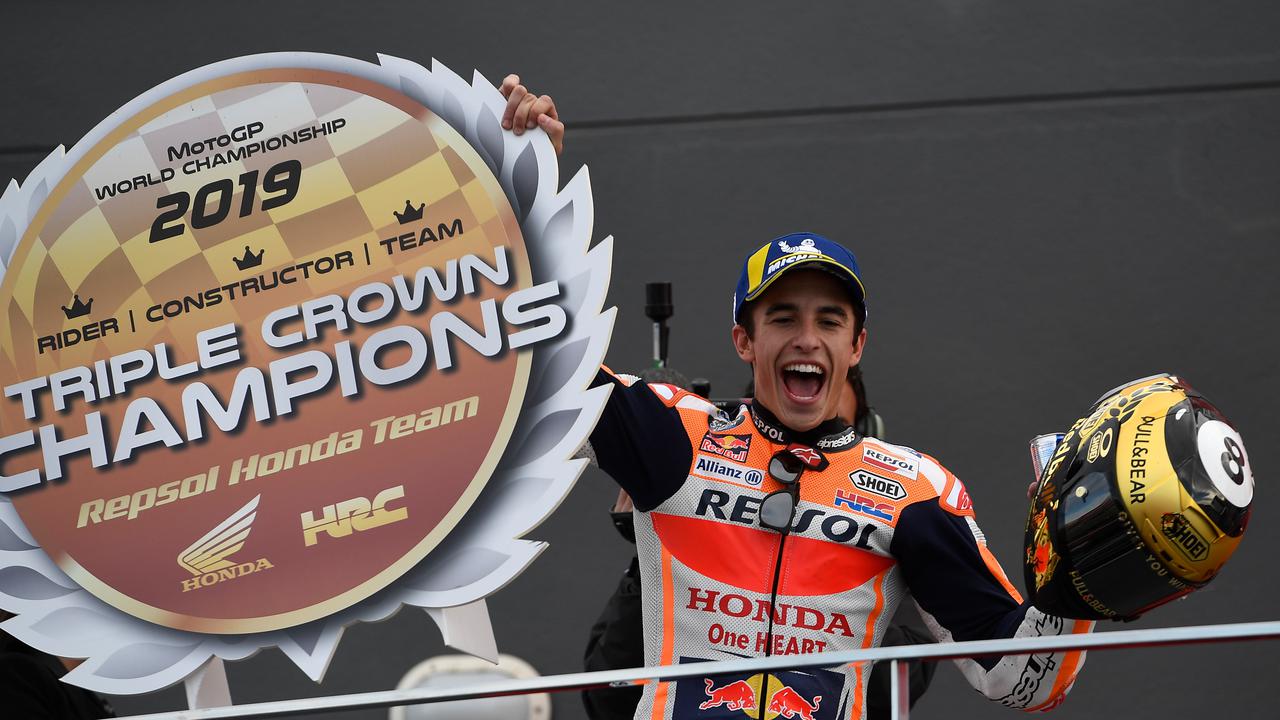 Pembalap Repsol Honda, Marc Marquez.