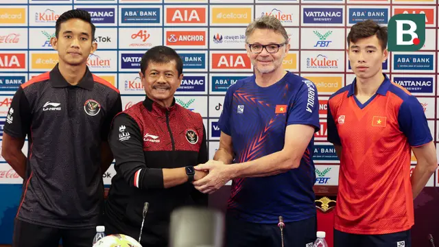 Konferensi Pers Jelang Laga Semifinal SEA Games 2023 Antara Timnas Indonesia U-22 Vs Timnas Vietnam U-22