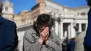 Prosesi iring-iringan perjalanan jenazah Paus Fransiskus akan menempuh jarak sekitar enam kilometer melalui jalan-jalan di ibu kota. (Dimitar DILKOFF/AFP)