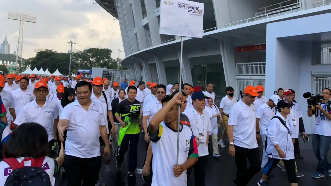 Asian Games 2018, Diplomatic Walk