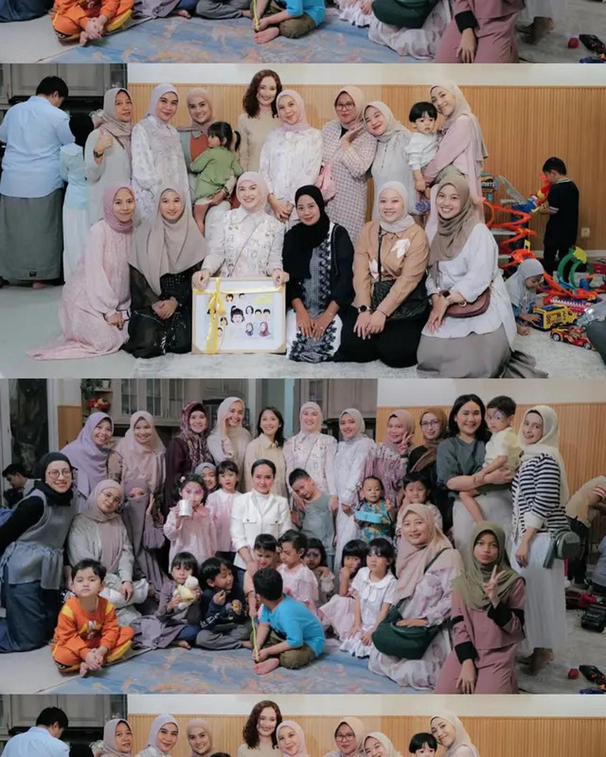 6 Potret Bukber Teman-Teman Anak Irish Bella di Rumah, Sekaligus Silaturahmi Orang Tua