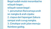 Beredar BBM Begal di Bogor, Polisi Minta Warga Jangan Panik