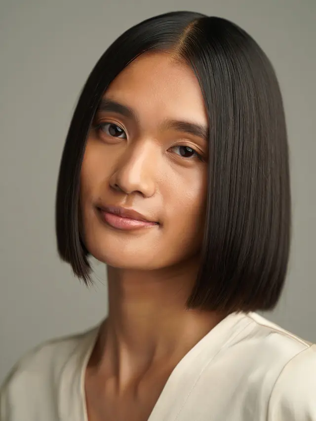 Rambut Pendek Ala Wanita Cina
