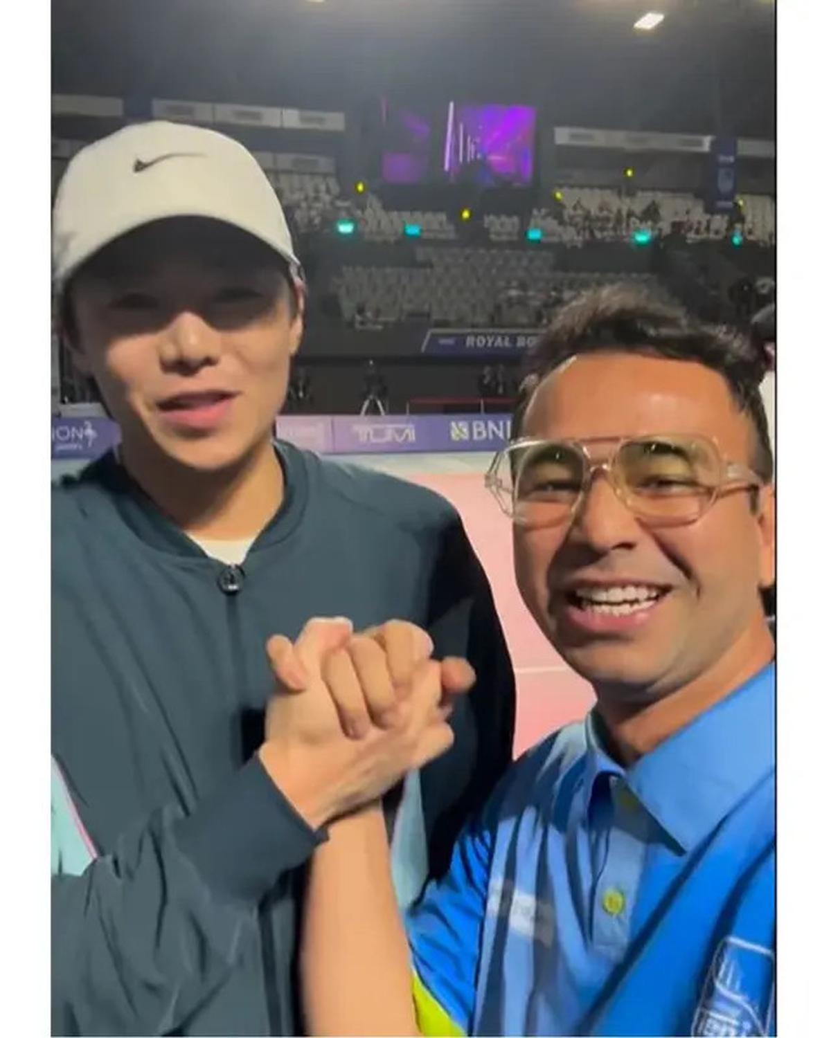 6 Potret Raffi-Nia di Lagi-Lagi Tenis Internasional, Kalahkan Pemeran Logan Lee