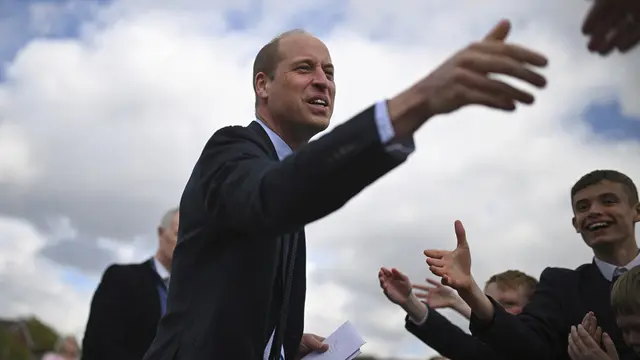 Pangeran William, April 25, 2024. (Oli Scarff, Pool Photo via AP)