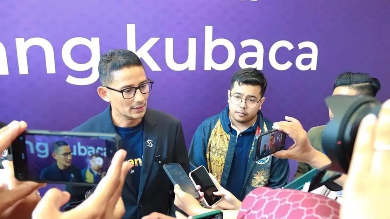Menparekraf Sandiaga Uno dan Rian Septrianto Maulana (Istimewa)