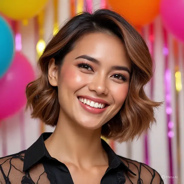 Hairdo Rambut Pendek untuk Pesta